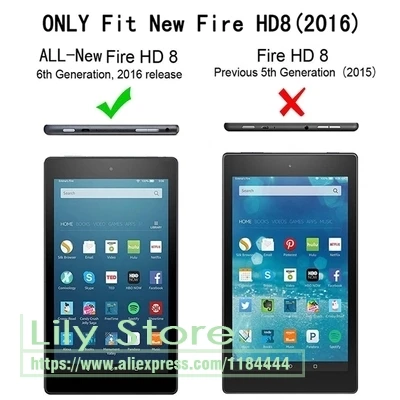 2 шт./лот прозрачная/матовая HD пленка для Amazon Kindle fire HD8 8 2017 2016 дюймов планшета ЖК