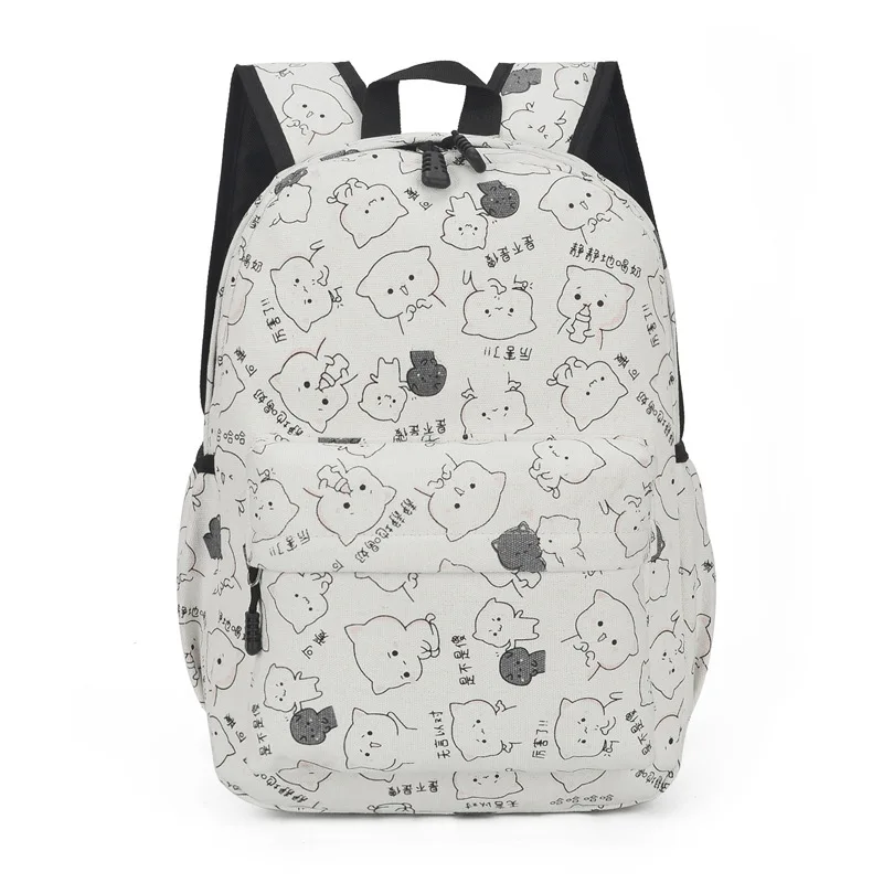 

Chi's Sweet Home Cat Printed Backpack Women's Rucksack Korean Style Casual Travel Computer Backpacks Student Book Bag