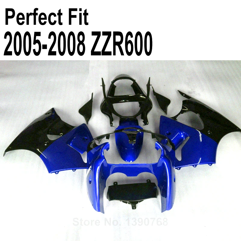 Детали ABS для мотоцикла Kawasaki ZZR600 ZZR 600 2005 2006 2007 05 06 07 08 комплект обтекателей
