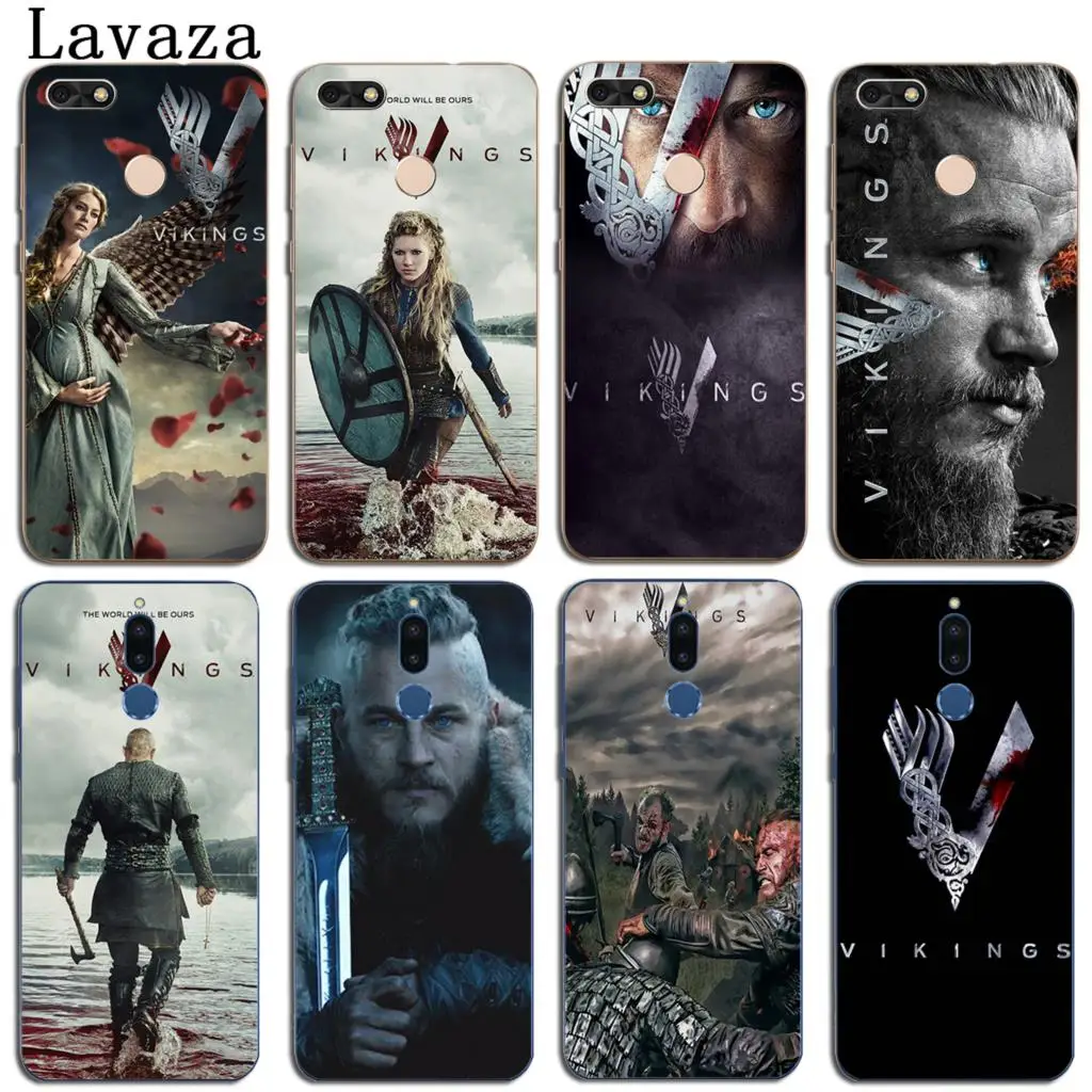 Ragnar Lothbrok Vikings чехол для Huawei Y9 Y7 Y6 Prime 2019 2018 Nova 5I 4 3i 3 2i Honor 20 10 8X 8C 8 9X 9 Lite 6C 7C 7X 7A