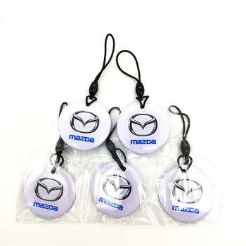 

1Pcs RFID Keyfob T5577 Clone Copy Duplicator Card 125KHZ Rewritable Access Control Blank Card Token Tag Keychain Smart tickets