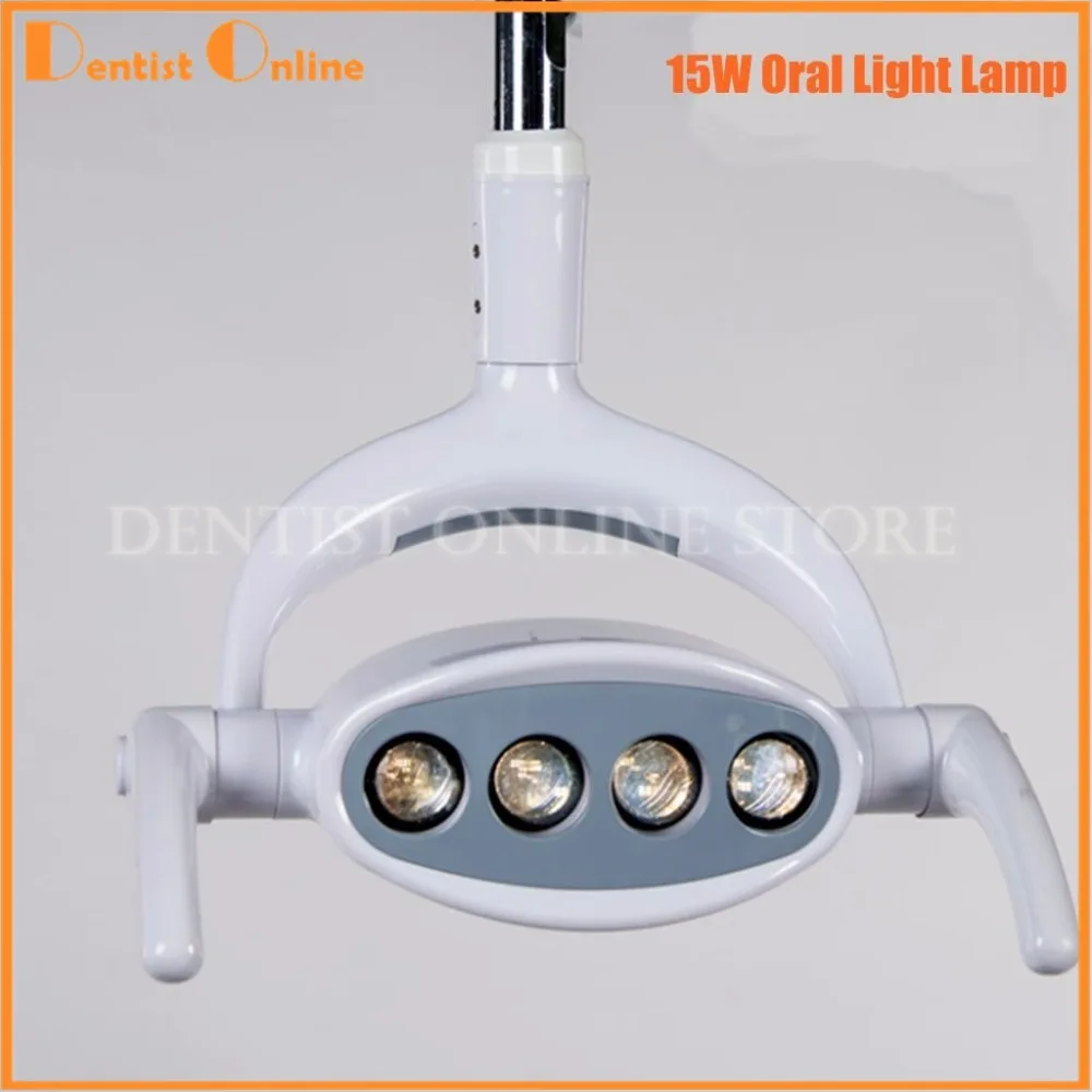 15W Dental LED Oral Light Induction Lamp 4pcs LEDs For Dental Unit
