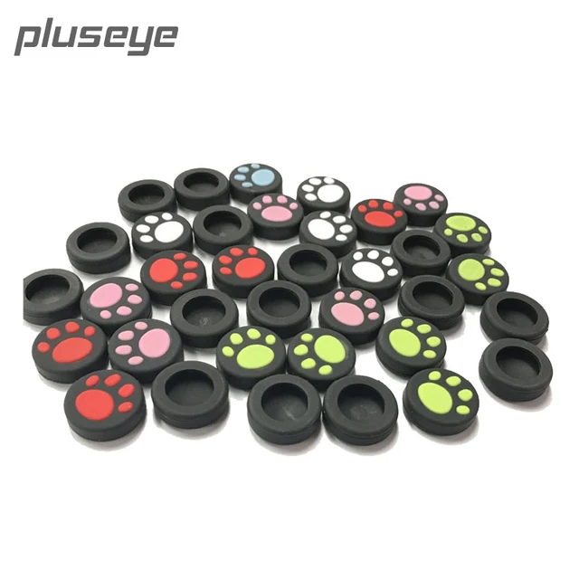 Best Offers Game Accessory Cat Paw Analog Silicone Thumbsticks Joysticks Grips Caps for Sony Playstation 2 3 PS2 PS3 PS4 for Xbox