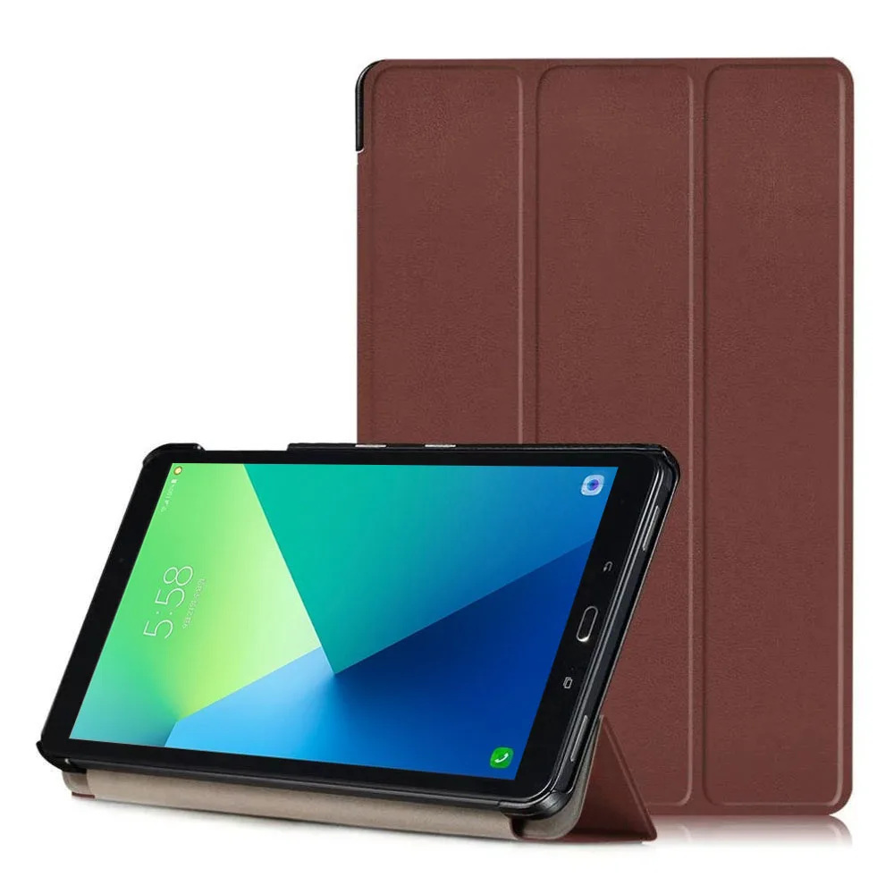 Ультратонкий флип-чехол для samsung Galaxy Tab A A6 10,1 с S Pen tablet SM-P580 P585, умный чехол-подставка