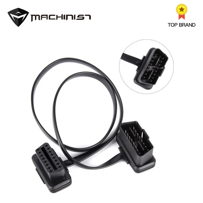 

cable 16 Pin 8-core OBD 2 Splitter Adapter Extension Cable Male to Female Connector OBD2 Extended Interface Line