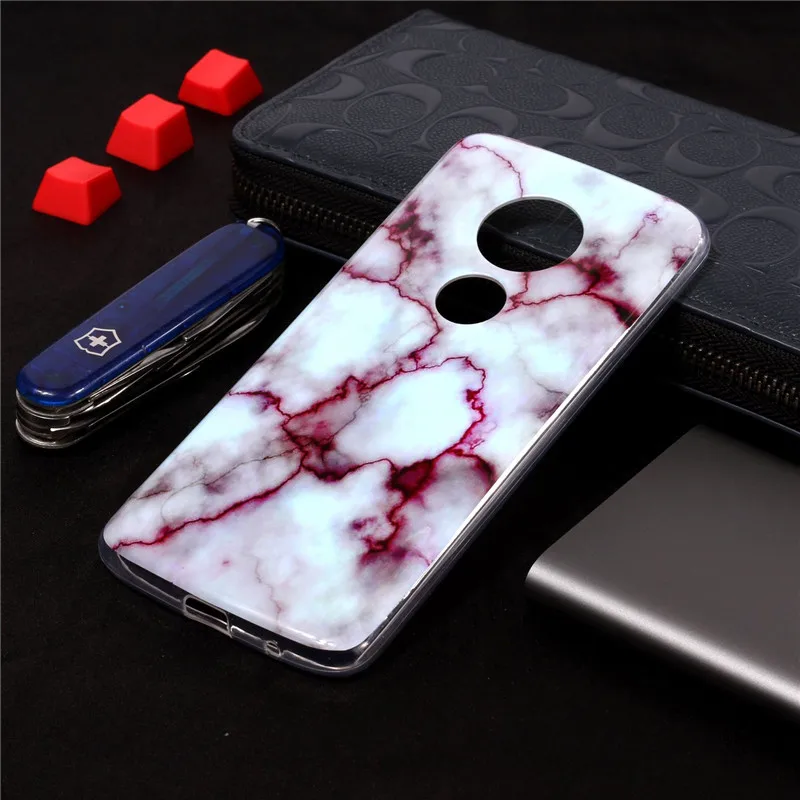 Painting Marble Soft Silicone Phone Back Cover Case For MOTO E4 E4Plus EU G6 G6Plus X4 2017 E5Plus Z3Play G6Play E5Play Bag Case (24)
