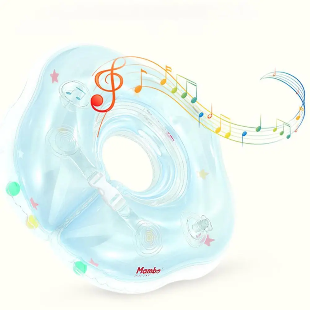 

Baby baby music collar swimming ring infant neck children baby swimming Neck Ring Inflatable Bathing
