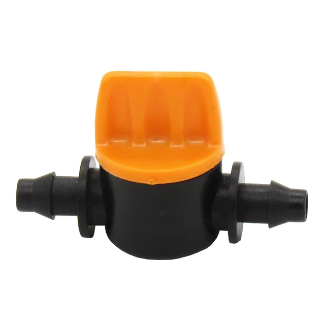 Muciakie 10Pcs Miniatűr Műanyag Kikapcsoló Szelep Csatlakozók 4/7 Mm -Es Tömlőkerti Víz Öntözőcső Adapter Barb - Image 4
