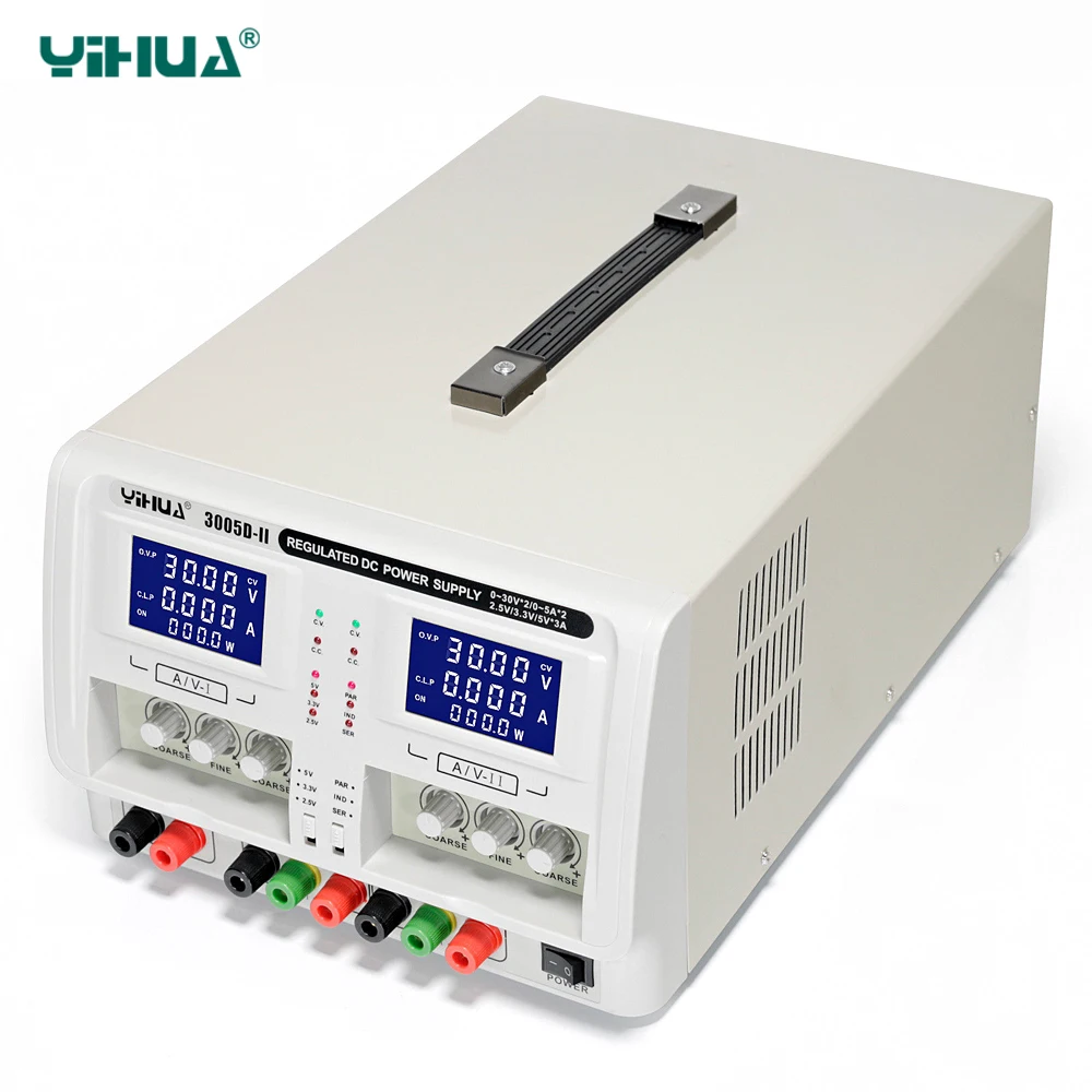 Регулируемый лабораторный источник питания постоянного тока YIHUA 3005D II