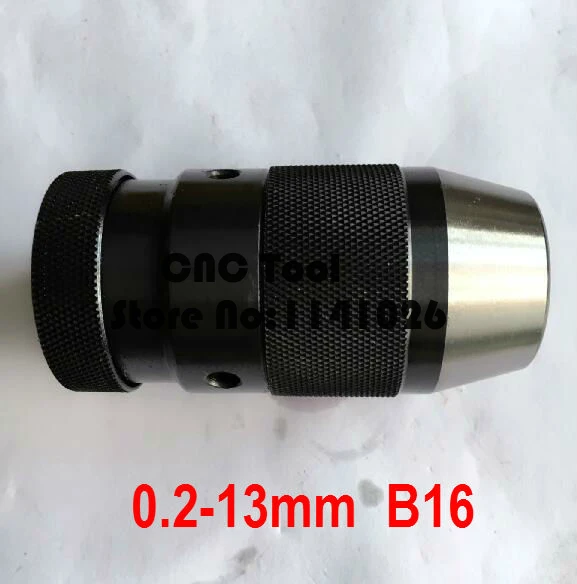 

Taper B16, 0.2-13mm Medium-sized keyless drill chuck closefisted drill chuck, accuracy: less than 0.1mm,Drill clamp tool