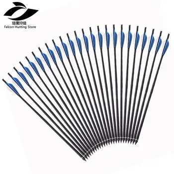 

12PCS Archery Hunting Target Arrows Crossbow Bolt 16/17/18 /20/22 inch Crossbow Bolts Carbon Arrow for Shooting