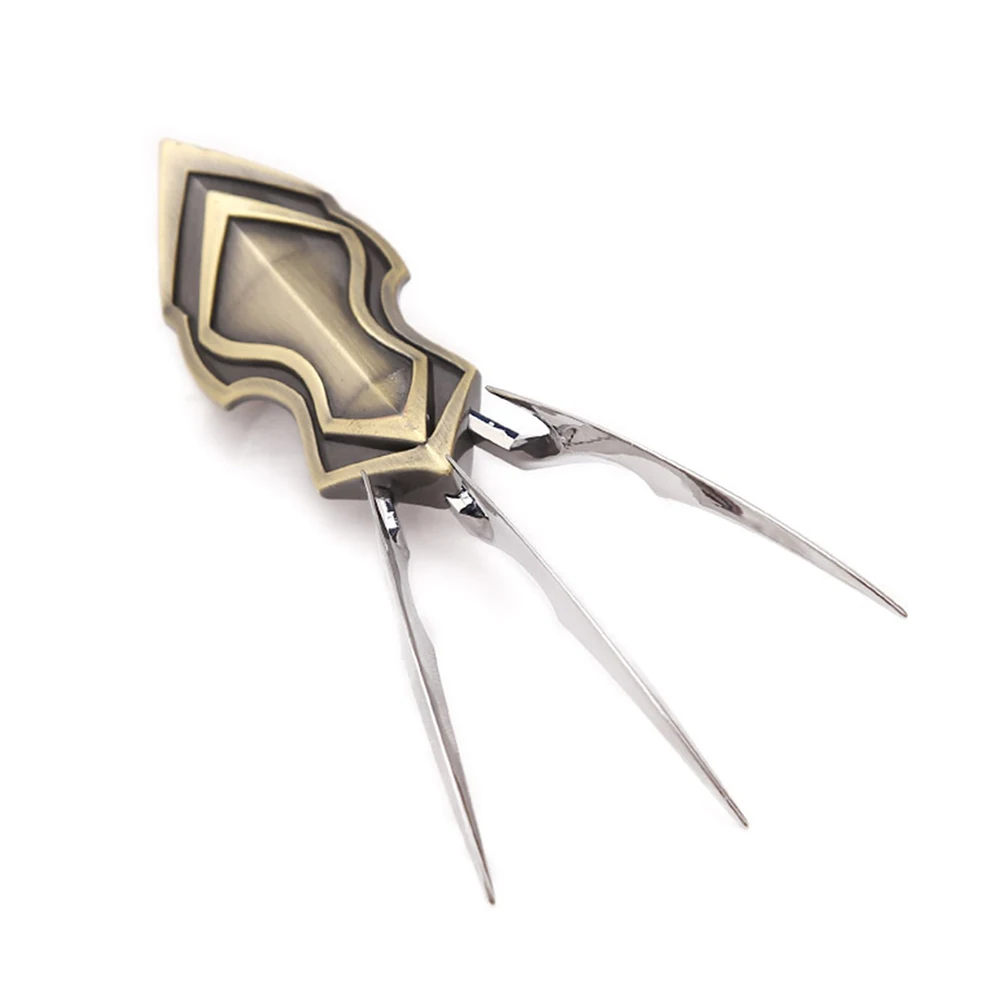 

ELBCOS Game lol The Blade's Shadow Talon Finger Ring zinc alloy 11cm Paws Model Collectibles