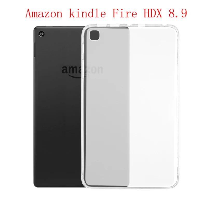 Прозрачный чехол для Amazon Kindle Fire HD8 HD10 10,1 Paperwhite 1 2 3 Чехол s Fire 7 7,0 8,9 Водонепроницаемый крышка - Цвет: For Fire HDX 8.9