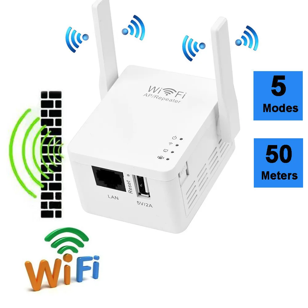 Wifi маршрутизатор 300 Мбит/с двухдиапазонный 2 4 ГГц беспроводной расширитель
