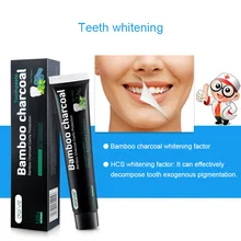 Активированный уголь отбеливающая зубная паста натуральный черный мятный аромат травяной 120 г MH88