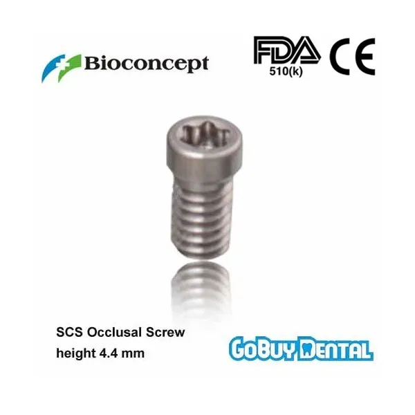 Occlusal винт Straumann совместимый с SCS длина 4 мм обычная шейка 040040 | Красота и здоровье