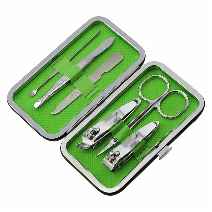 6 Pcs/Set Professional Nail Cuticle Clippers Pedicure Manicure Cleaner