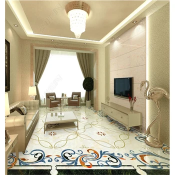 

beibehang Ultra high-definition atmosphere fashion waterproof pvc papel de parede wallpaper simple European stone parquet floor