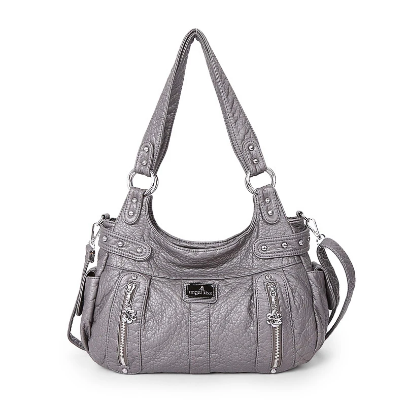 

New design Women high quality PU Leather Hobo Bag Female Leisure Large Shoulder Bags Shopping Casual Handbag