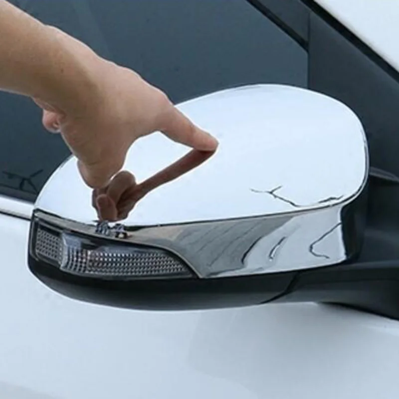 2pcs /set Chrome Rearview Side Mirror Cover Trim For 2016-2018 Toyota C-HR CHR