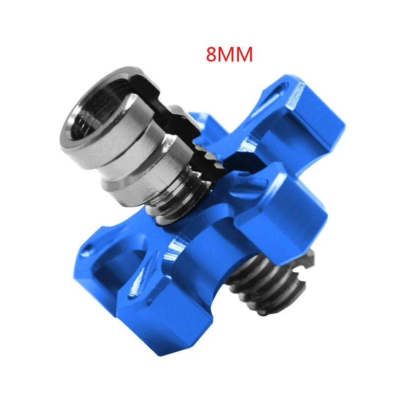 5 видов цветов Мотоцикл с ЧПУ Заготовка сцепления провода кабеля регулировочный винт M8* 1,25 для YAMAHA TDM 850/900 TDM850 TDM900 XT660 R/X BT1100 - Цвет: Blue 8M