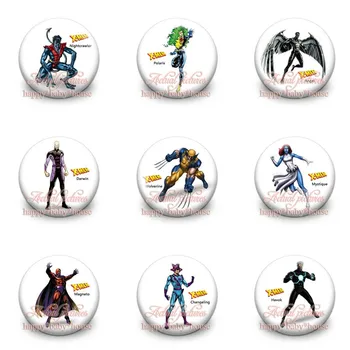 

Wholesale 90Pcs X-Men Cartoon Buttons Pins Badges Novelty Round Badges,30MM Diameter,Accessories for Clothing/Bags,Party Gifts