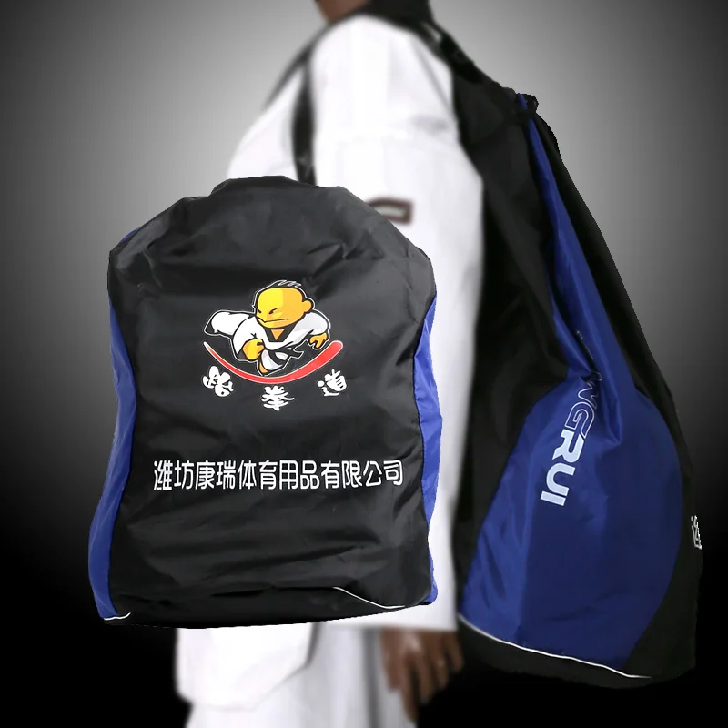 

Cylindrical backpack child Taekwondo protector bag protective bag adult kid backpack double-shoulder back large props bags