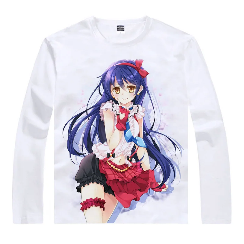 Coolprint японский аниме рубашка Love Live School Idol футболки мульти-стиль с длинным рукавом Kotori Minami Eli Ayase Косплей Kawaii - Цвет: Style 16