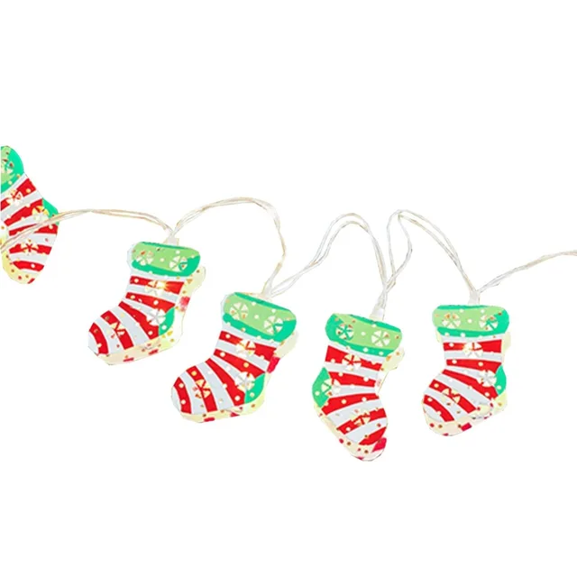 LukLoy Christmas Stocking LED String Lights, Socks Fairy String LukLoy Christmas Stocking LED String Lights, Socks Fairy String Lights for Christmas Decorations Window Garland - LukLoy Christmas Stocking LED String Lights, Socks Fairy String