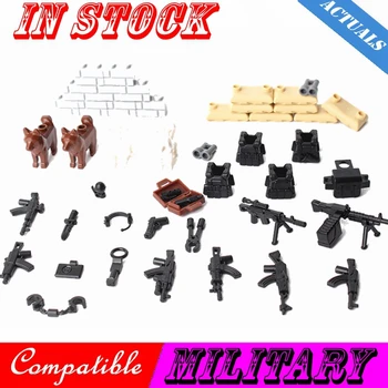 

Creator Military City Special Forces Soldiers Figures Guns Weapons Armed SWAT Building Blocks Ww2 Toys Creators Militarys Cities