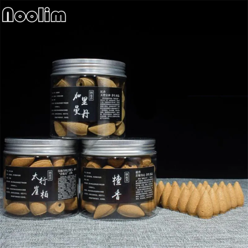 

100% Handmade Natural Incense Cones Smoke Backflow Incense Cones Home Tea House Yoga Fragrance