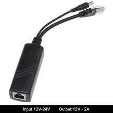 Application de sécurité, entrée DC 24V DC 12V / 1.5 – 2a, sortie 15.4W, séparateur POE, injecteur Poe isolé