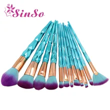 SinSo 12/20 Pcs Professional Makeup Brushes Set Unicorn Diamond Make Up Brushes Tools Foundation Eye Cosmetics Makeup Brush Kit