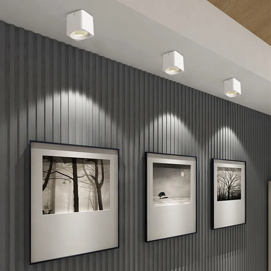 Скандинавский современный светодиодный потолочный светильник лампы светильник для поверхностного монтажа AC90-260V гостиная магазин выставка рендеринг лампа светодиодный светильник