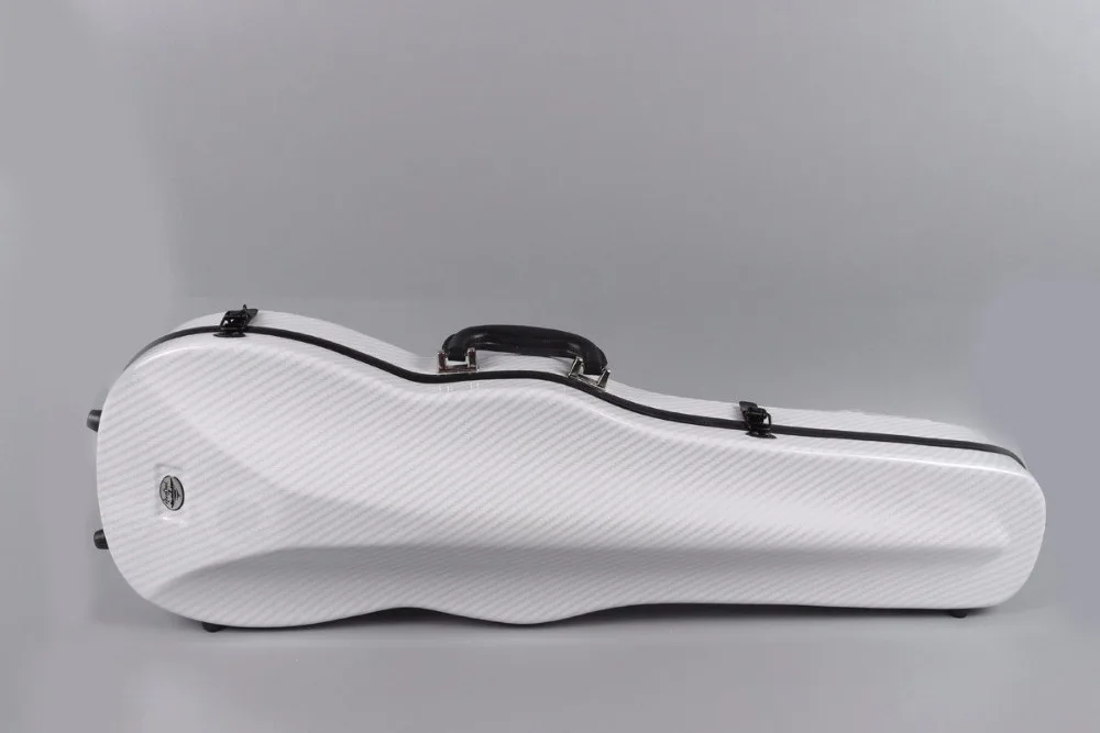 white violin case 4/4 composite material strong violin box bag White