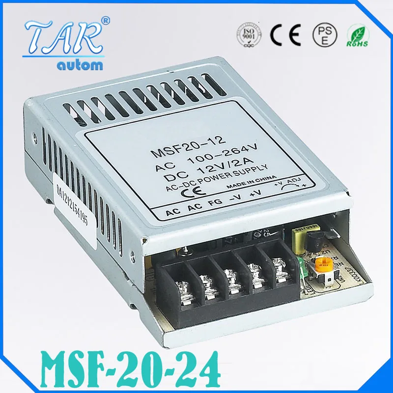 

20W 24V Ultra thin Single Output Switching power supply for LED Strip light MD-20-24