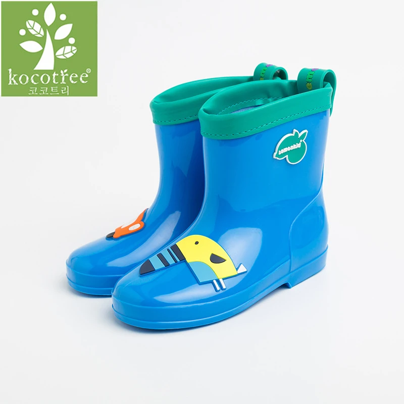 

Children Rubber Rain Boot Outwear Baby Girls Boots Anti-slip Waterproof Cartoon Character Kids Shoes Boys Rainboots for Toddler