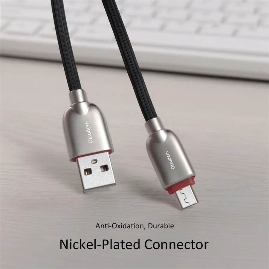 Olaudem TPE Micro USB кабель 2A шнур быстрой зарядки для телефона Android кабели мобильных