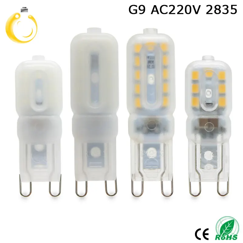 Мини G9 светодиодный светильник 3 Вт 5 AC 220 В 230 в 240 G4 Светодиодный Точечный для