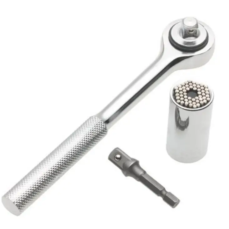 1 set 7 19mm Universal Torque Wrench Head Set Socket Sleeve font b Power b font