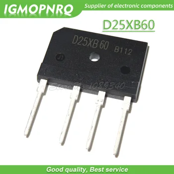 

5pcs D25XB60 25XB60 600V 25A ZIP Bridge Rectifiers VRM=600 IFSM=350 new original