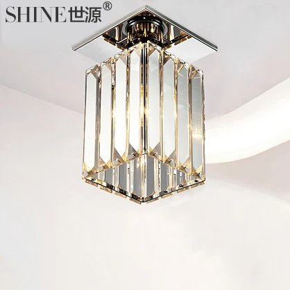 

Source LED ceiling balcony dining room corridor lamp crystal lamp simple modern single head lamp decorated Restaurant