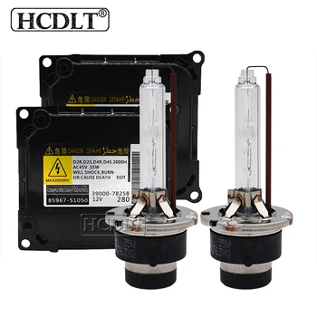 

HCDLT 35W D2S Xenon HID Headlight Kit Xenon D4S 5500K Auto Car Light Bulb Lamp HID D2S Ballast 85967-51050 For Toyot-a Lexu-s