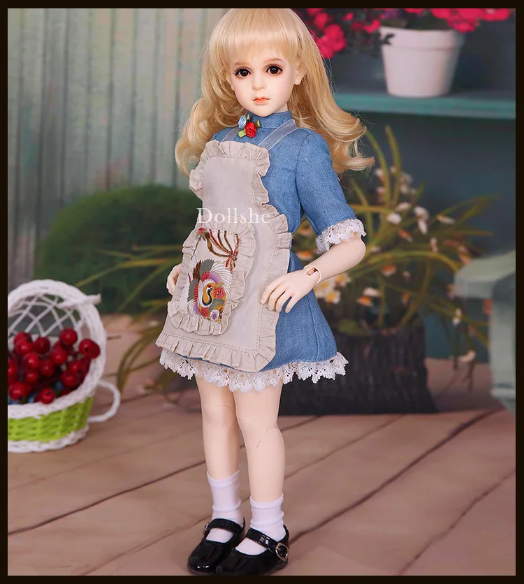 BJD куклы Dollshe Rosa Classic 1/4 6 г довольно невинная высокое качество девушка из смолы игрушки лучший подарок DS Oueneifs