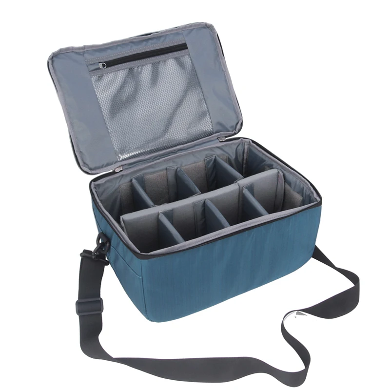 Universal Portable Nylon DSLR Partition Padded Camera Bag Insert Case