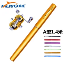 EMMROD MINI Pen Fishing Rod Pocket Pen Type Rod Fishing Rod 1.4 Meters