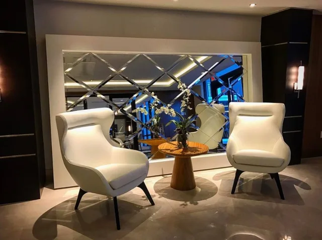 Luxury Beveled Mirror Tiles Decoration Wall In Decorative Luxury Beveled Mirror Tiles Decoration Wall