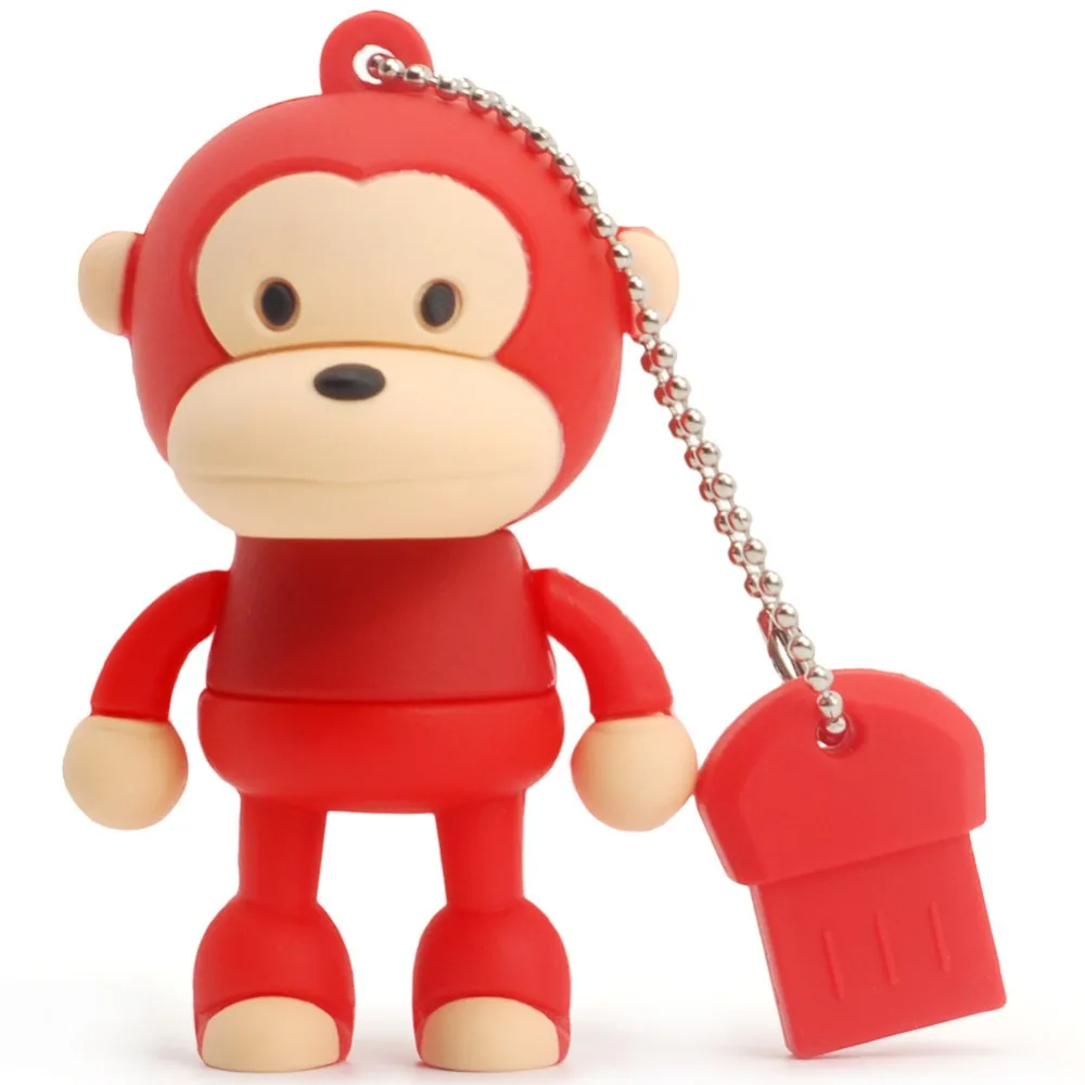 

LEIZHAN monkey style usb flash drive usb 2.0 memory stick 4GB 8GB 16GB 32GB 64GB pendrive gift kids storage zip drive u disk