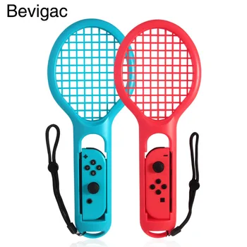 Bevigac-raqueta de tenis Con detección de movimiento para Nintendo Switch, accesorios para mando, 1 par