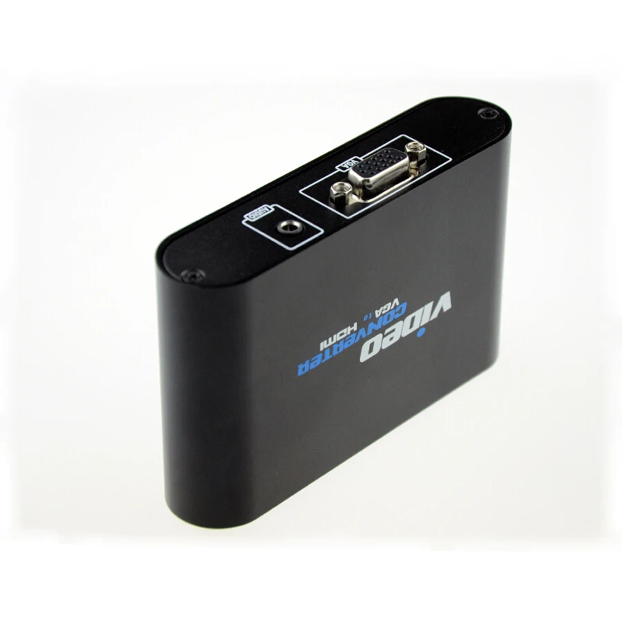 Новый VGA для HDMI конвертер с аудио Поддержка передачи сигнала от портативных ПК DVD